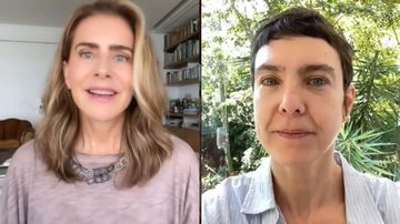 Maitê Proença e Adriana Calcanhotto surgem juntinhas em vídeo na web - Reprodução / Instagram