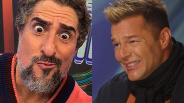 Marcos Mion se choca com aparência de Ricky Martin - Reprodução/Instagram e Reprodução/Today