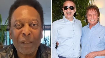 Ainda internado, Pelé presta solidariedade a Roberto Carlos após morte de Dudu Braga: “Deus conforte seu coração” - Reprodução/Instagram