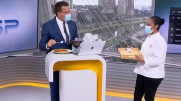Rodrigo Bocardi almoça cedinho após surpresa de Ana Maria Braga: "Cumpriu a promessa" - Reprodução/TV Globo