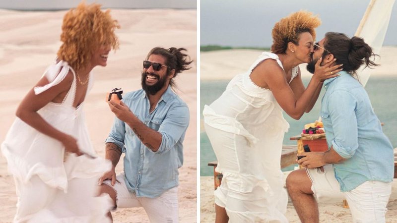 Noivos! Após 10 anos juntos, Sheron Menezzes é pedida em casamento por Saulo Camelo: "Eu disse sim!" - Reprodução/Instagram