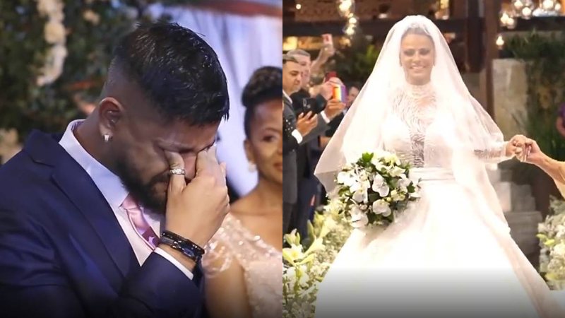 Emoção! Viviane Araújo mostra marido aos prantos em cenas inéditas da entrada no altar: "Viva o amor" - Reprodução/Instagram