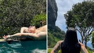 Na piscina, Whindersson Nunes imita pose de blogueiras e arranca risadas dos seguidores: "O corpão!" - Reprodução/Instagram