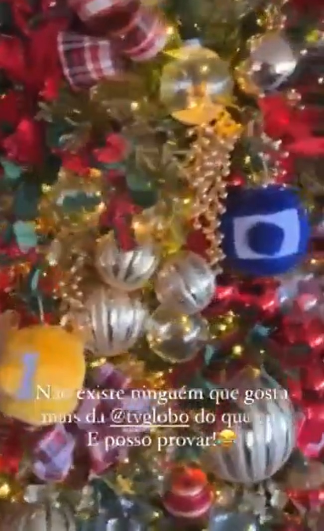 Marcos Mion rouba decoração de Natal da Globo e leva pra casa: "Ficou lindo"