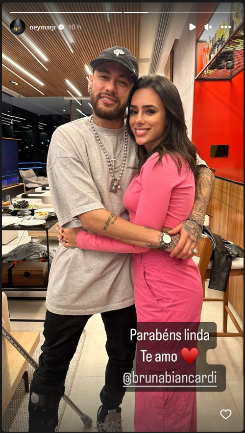 Neymar e a namorada, Bruna Biancardi