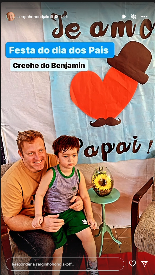Sérgio Hondjakoff e o filho, Benjamin