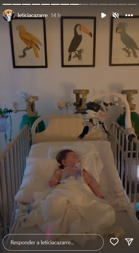 Filha de Juliano Cazarré tem 'quarto de UTI' em casa após alta hospitalar
