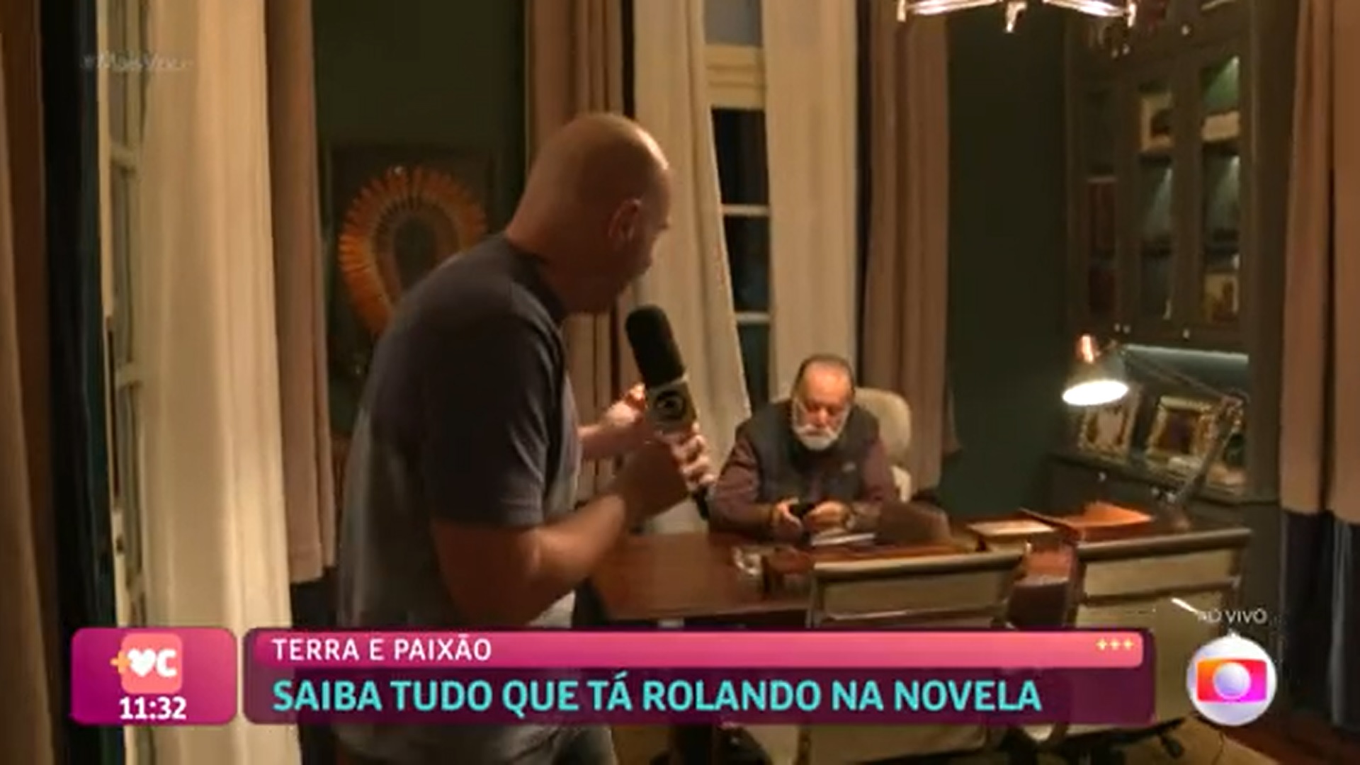 Gente! Repórter do 'Mais Você' flagra Tony Ramos em momento incriminador nos bastidores da Globo