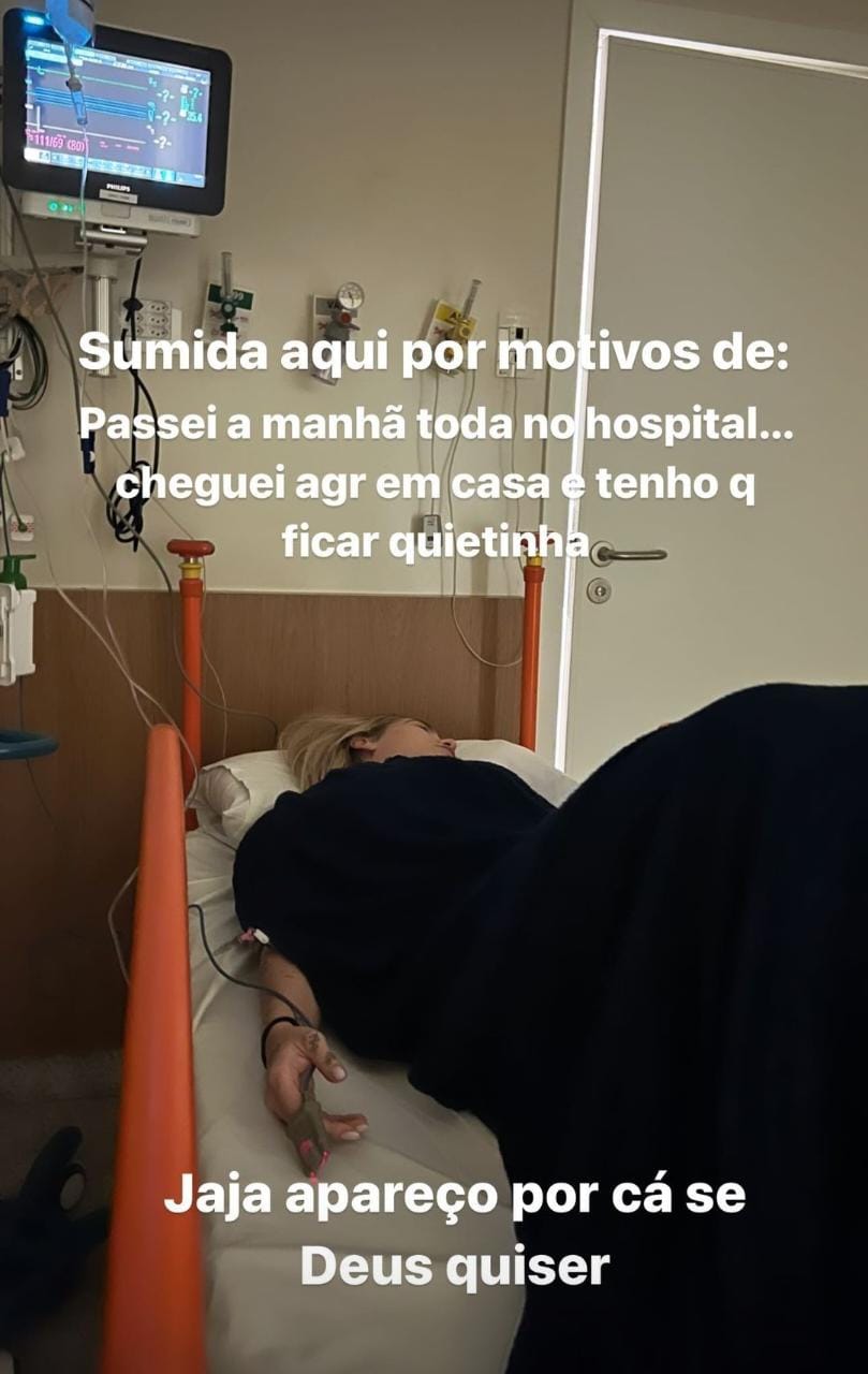 Virginia Fonseca no hospital