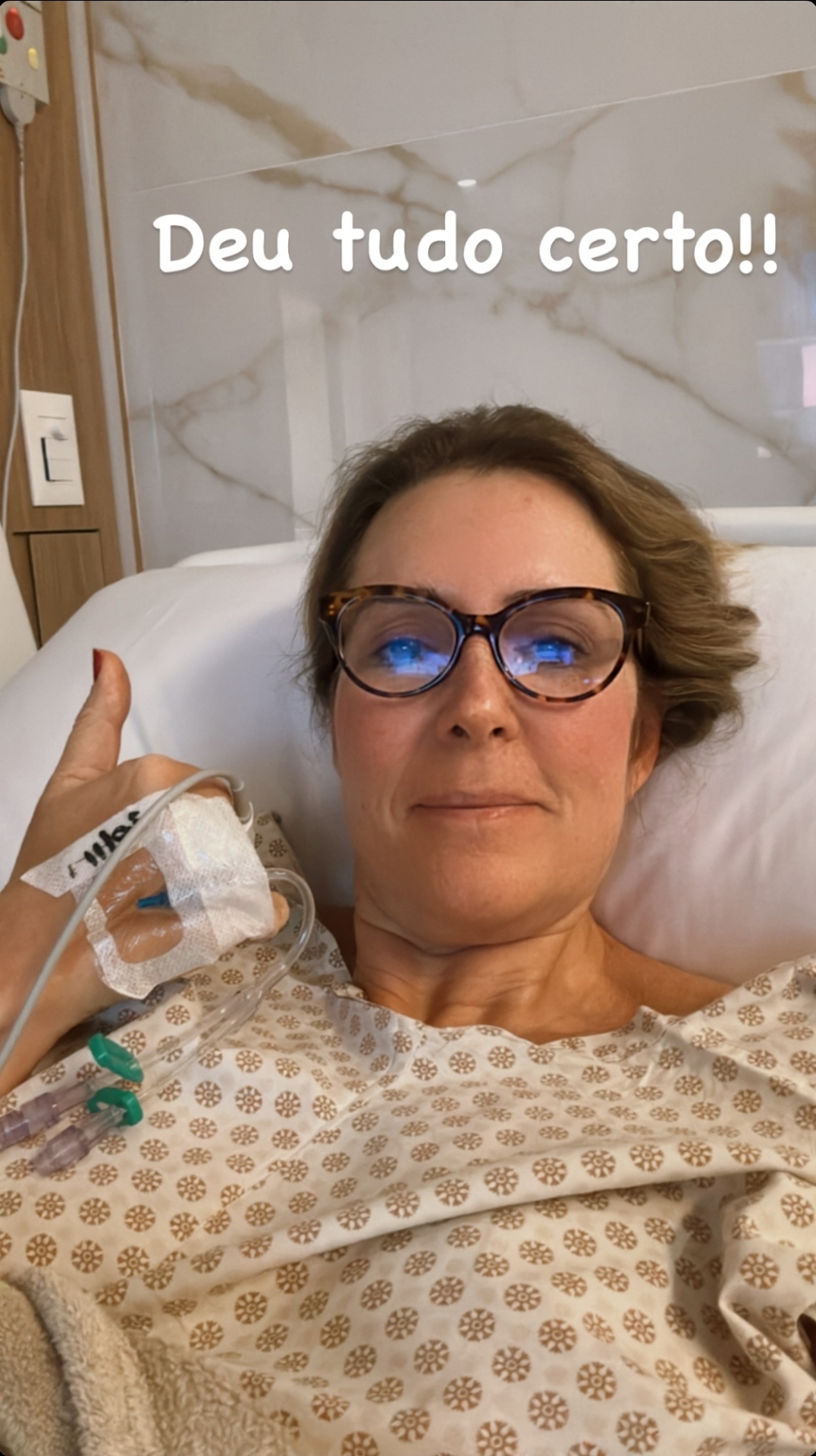 Renata Capucci passa por cirurgia
