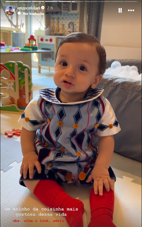 Luca, caçula de Claudia Raia, ganha festinha de 1 ano
