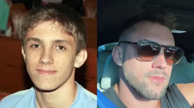 Arthur Picoli antes e depois da adolescência