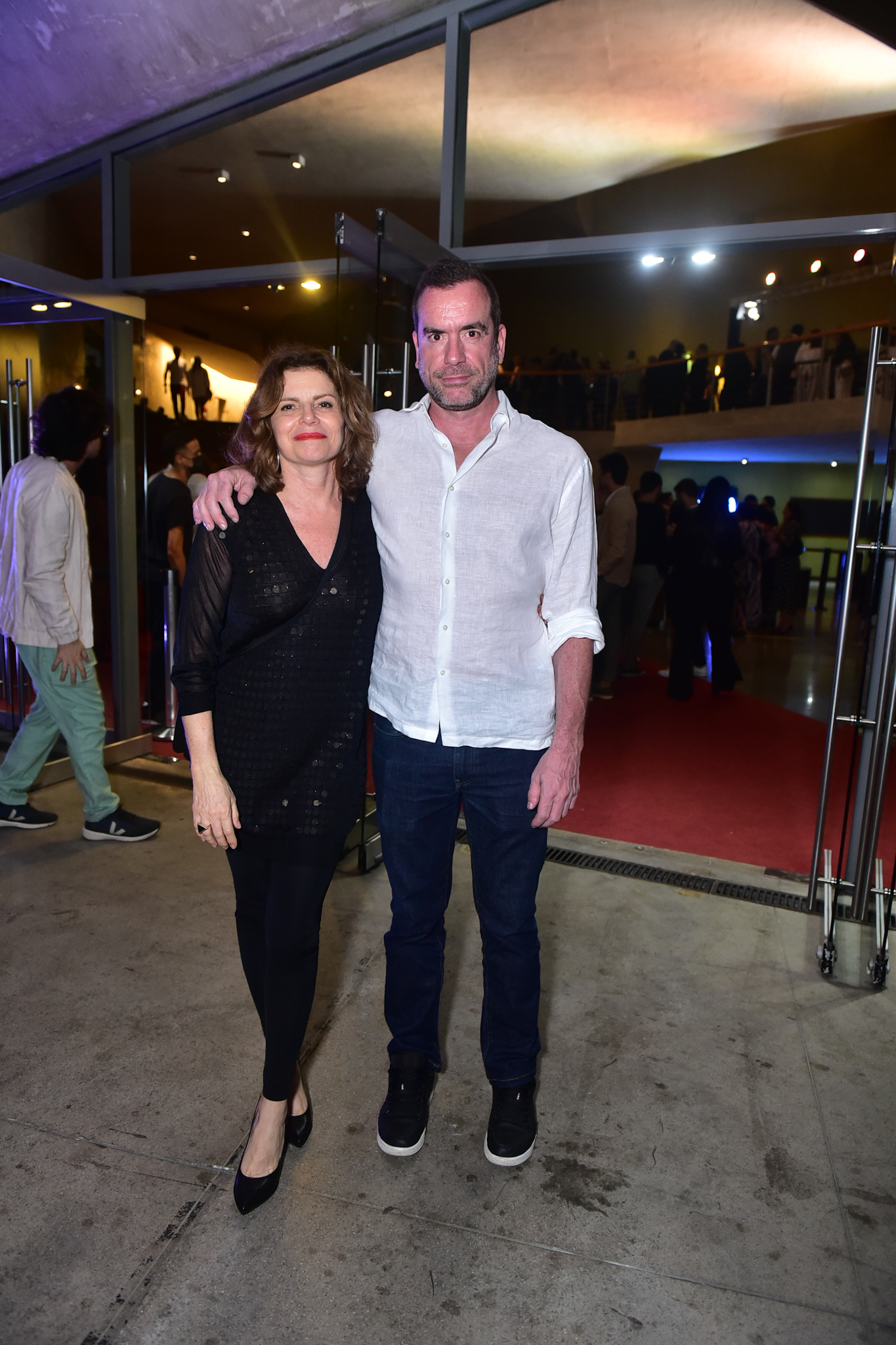 Deborah Bloch com o marido, Nuno Martins