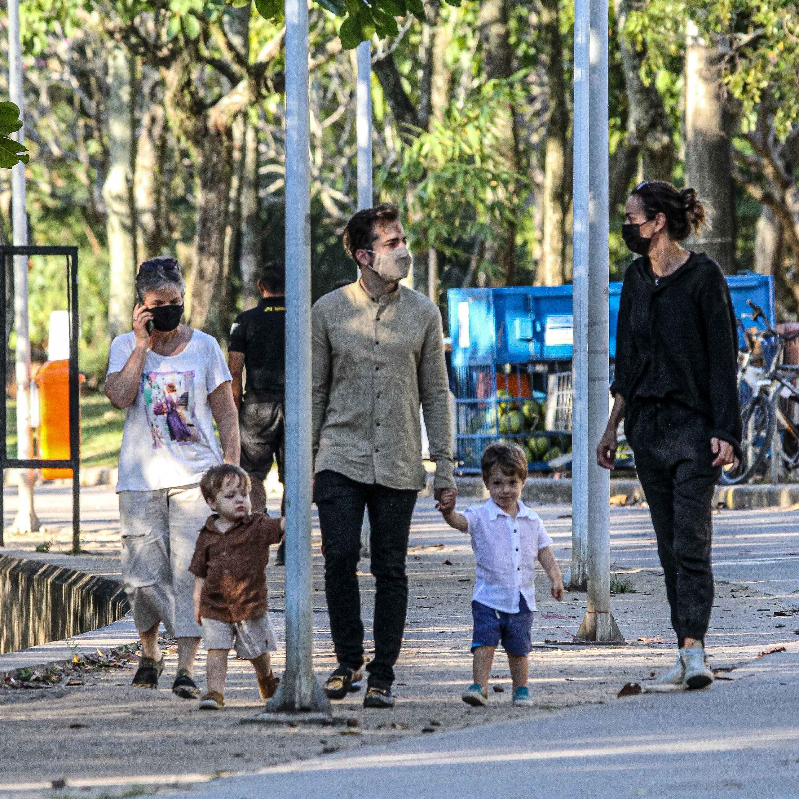 Thales Bretas, Susana Garcia e filhos de Paulo Gustavo
