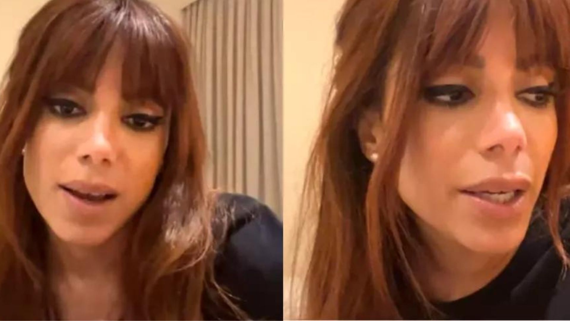 Em live, Anitta mostra famosos brasileiros fumando maconha em