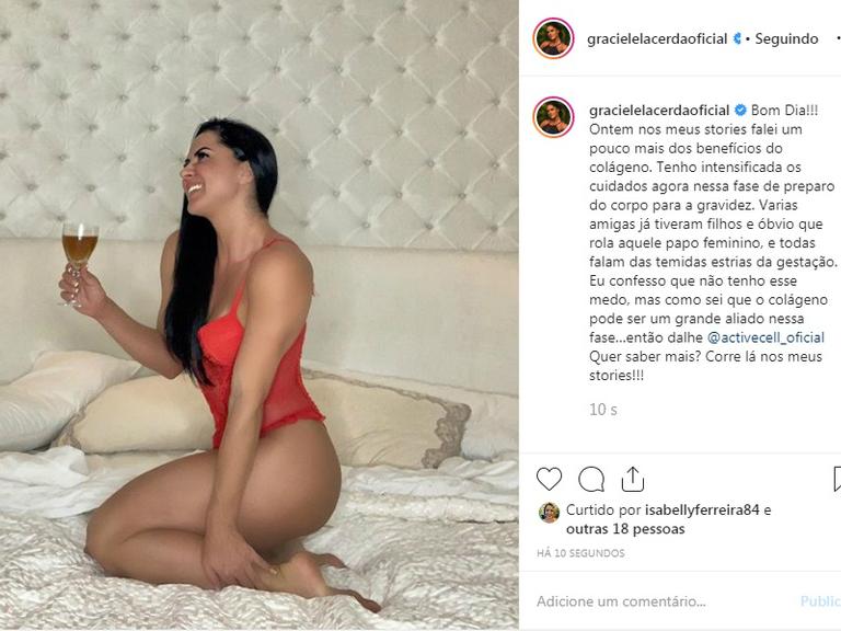 Graciele Lacerda fala sobre ficar grávida de Zezé di Camargo