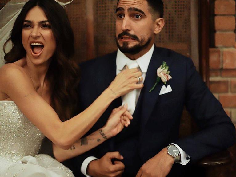 Thaila Ayala e Renato Góes celebram o primeiro mês de casados