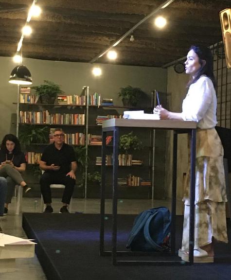 Suzana Alves, a Tiazinha, em curso de pregação evangélica