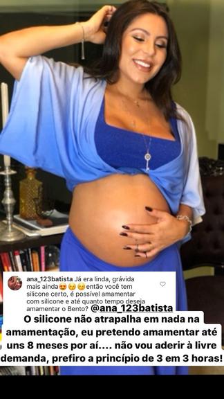 Andressa Ferreira mostra seu barrigão na reta final da gravidez