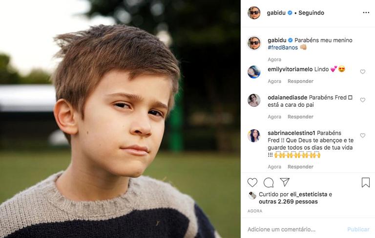 Filho caçula de Gabriela Duarte faz carão em nova foto