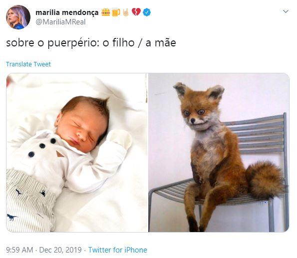 Marília Mendonça diverte fãs ao revelar seu estado no pós-parto