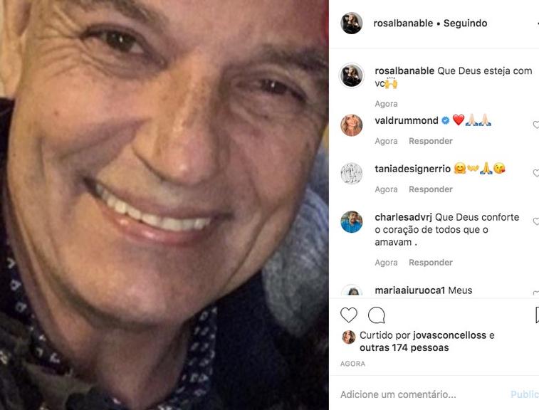 Mãe de Isis Valverde faz homenagem para o pai da atriz após sepultamento