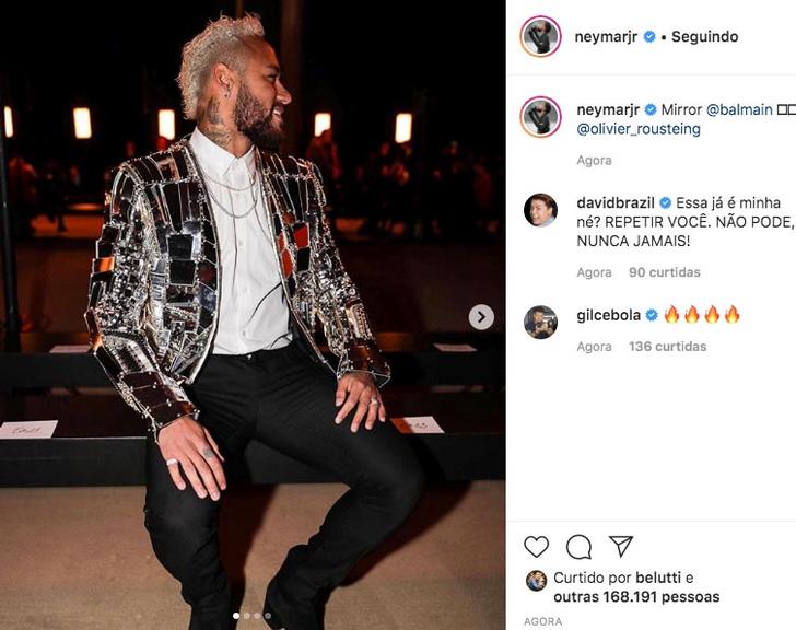 Neymar usa jaqueta de R$ 18 mil em Londres