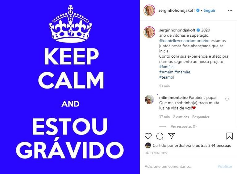 Ex-Malhação Sergio Hondjakoff anuncia que será pai