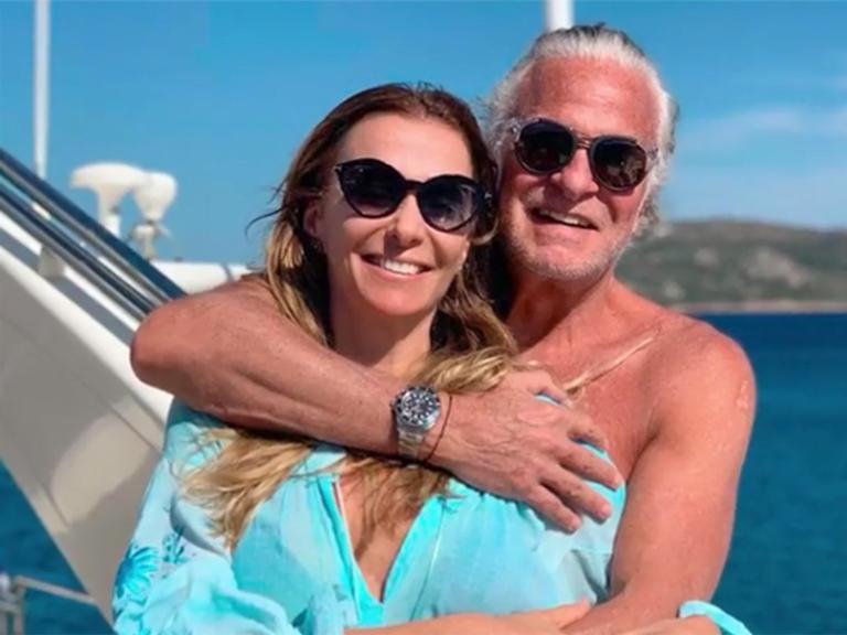 Mônica Martelli celebra um ano de namoro com homem mais velho