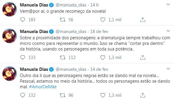 Manuela Dias se defende de críticas