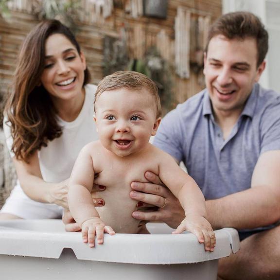 Sabrina Petraglia e o marido celebram 11 meses do filho, Gael com foto encantadora