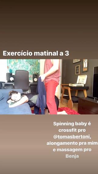 Titi Muller encara rotina fitness há poucas semanas de dar à luz