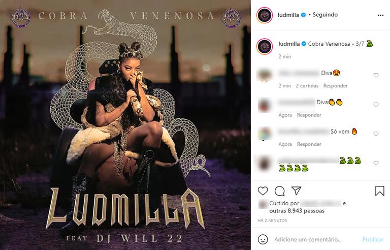 Música de Ludmilla flopa no Brasil e cantora 'cobra' fãs; saiba detalhes