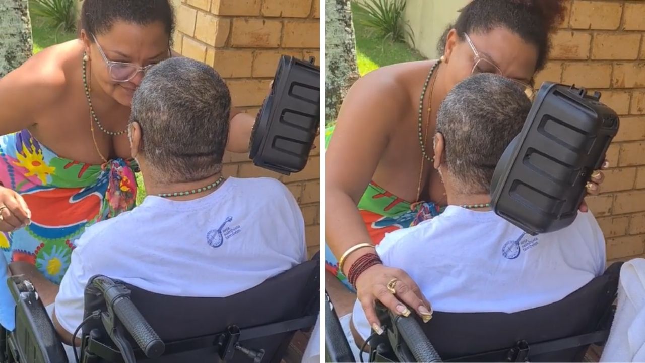 Completando 63 anos, Arlindo Cruz recebe beijos e sessão de cantoria da esposa: "Juntos até depois do recomeço"